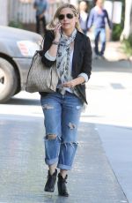 SARAH MICHELLE GELLAR in ipped Jeans Out in Beverly Hills 05/05/2015