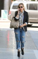 SARAH MICHELLE GELLAR in ipped Jeans Out in Beverly Hills 05/05/2015