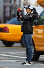 SARAH SILVERMAN Taking a Photos in New York 04/28/2015