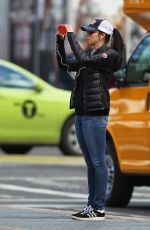 SARAH SILVERMAN Taking a Photos in New York 04/28/2015