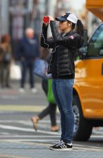 SARAH SILVERMAN Taking a Photos in New York 04/28/2015