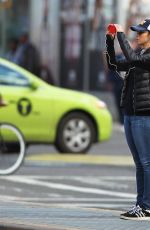 SARAH SILVERMAN Taking a Photos in New York 04/28/2015