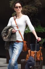 SARAH WAYNE CALLIES Leaves Her Hotel in Manhattan 05/15/2015