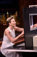 SCARLETT JOHANSSON at The Tonight Show in New York