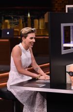 SCARLETT JOHANSSON at The Tonight Show in New York