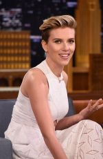 SCARLETT JOHANSSON at The Tonight Show in New York