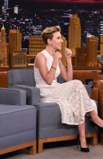 SCARLETT JOHANSSON at The Tonight Show in New York