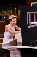 SCARLETT JOHANSSON at The Tonight Show in New York