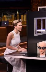 SCARLETT JOHANSSON at The Tonight Show in New York