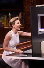 SCARLETT JOHANSSON at The Tonight Show in New York