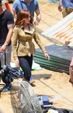SCARLETT JOHANSSON on the Set of Captain America: Civil War in Atlanta 05/20/2015