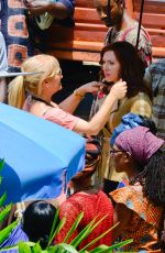 SCARLETT JOHANSSON on the Set of Captain America: Civil War in Atlanta 05/20/2015