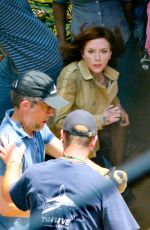 SCARLETT JOHANSSON on the Set of Captain America: Civil War in Atlanta 05/20/2015