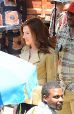 SCARLETT JOHANSSON on the Set of Captain America: Civil War in Atlanta 05/20/2015