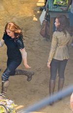 SCARLETT JOHANSSON on the Set of Captain America: Civil War in Atlanta 05/20/2015