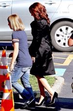 SCARLETT JOHANSSON on the Set of Captain America: Civil War in Atlanta