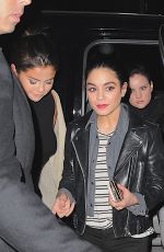 SELENA GOMEZ and VANESSA HUDGENS at Neil Simon Theatre in New York 05/02/2015