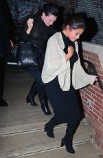 SELENA GOMEZ at Gemma Restaurant in New York