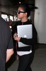 SELENA GOMEZ at LAX Airport in Los Angeles 05/05/2015