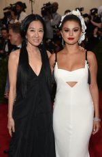 SELENA GOMEZ at MET Gala 2015 in New York