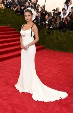 SELENA GOMEZ at MET Gala 2015 in New York