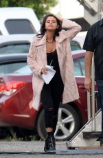 SELENA GOMEZ on the Set of The Big Short in New Orleans