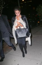 SELENA GOMEZ Out for Dinner in New York 05/03/2015