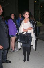 SELENA GOMEZ Out for Dinner in New York 05/03/2015