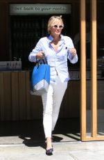 SHARON STONE Leaves a Nails & Spa in Beverly Hills