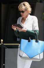 SHARON STONE Out Shopping in Los Angeles 0418/2015