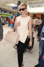 SIENNA MILLER Arrives at Airport in Nice 05/12/2015