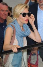 SIENNA MILLER at Airport in Nice 05/25/2015