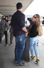 SOFIA VERGAR at LAX Airport in Los Angeles 05/06/2015