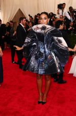 SOLANGE KNOWLES at MET Gala 2015 in New York