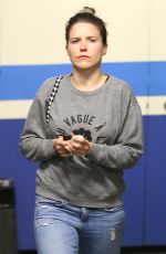 SOPHIA BUSH in Ripped Jeans Out and About in Beverly Hills 05/18/2015