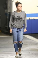 SOPHIA BUSH in Ripped Jeans Out and About in Beverly Hills 05/18/2015