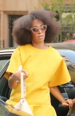 SPLANGE KNOWLES Out and About in New York 05/03/2015