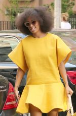 SPLANGE KNOWLES Out and About in New York 05/03/2015