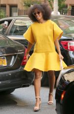 SPLANGE KNOWLES Out and About in New York 05/03/2015
