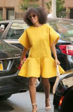 SPLANGE KNOWLES Out and About in New York 05/03/2015