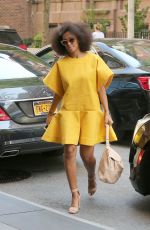 SPLANGE KNOWLES Out and About in New York 05/03/2015