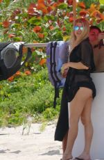 STACY FERGIE FERGUSON in Bikini on the Beach in Florida 05/01/2015