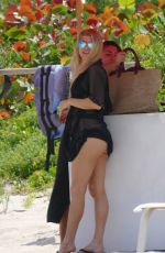 STACY FERGIE FERGUSON in Bikini on the Beach in Florida 05/01/2015