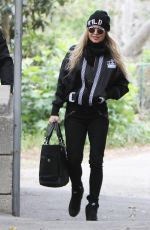 STACY FERGIE FERGUSON Leaves a Park in Brentwood 05/22/2015