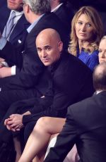 STEFFI GRAF and Andre Agassi at Mayweather vs Pacquiao Boxing Match in Las Vegas