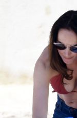 TAMARA ECCLESTONE in Bikini Top at a Beach in France