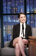 TATIANA MASLANY at Late Night with Seth Meyers