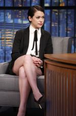 TATIANA MASLANY at Late Night with Seth Meyers