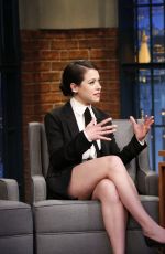 TATIANA MASLANY at Late Night with Seth Meyers