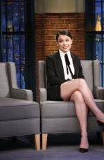 TATIANA MASLANY at Late Night with Seth Meyers